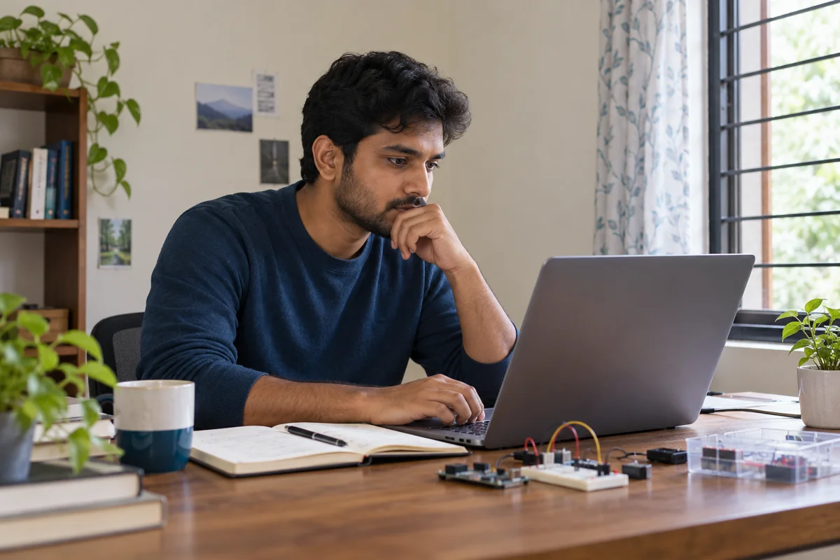 Illustrative engineering research workspace